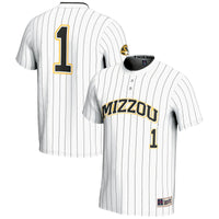 #1 Missouri Tigers GameDay Greats Lightweight Softball Jersey - White