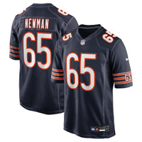 Chicago Bears Luke Newman Nike Navy Team Game Jersey