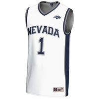 #1 Nevada Wolf Pack GameDay Greats Lightweight Basketball Jersey - White