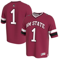 New Mexico State Aggies GameDay Greats Lightweight Collegiate Football Fashion Jersey - Crimson
