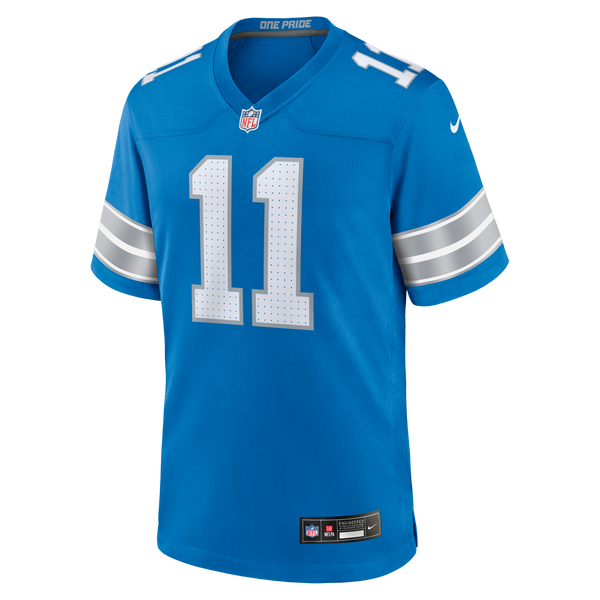 Detroit Lions Damone Clark Nike Blue Team Game Jersey