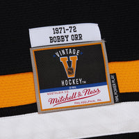Boston Bruins Bobby Orr Mitchell & Ness Black Big & Tall 1971/72 Blue Line 2.0 Jersey
