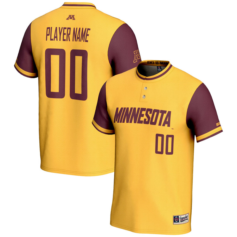 Minnesota Golden Gophers GameDay Greats NIL Pick-A-Player Lightweight Softball Jersey - Gold