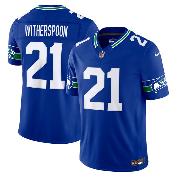 Seattle Seahawks Devon Witherspoon Nike Royal Alternate Vapor F.U.S.E. Stitched Limited Jersey