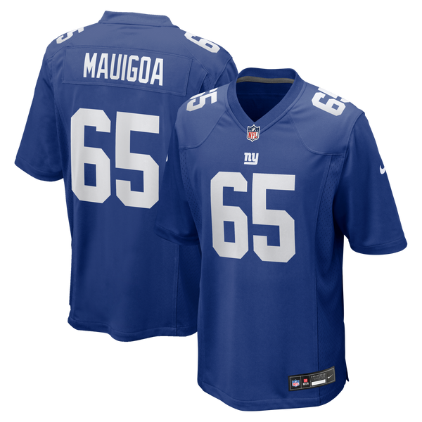 New York Giants Francis Mauigoa Nike Royal 2026 NFL Draft First Round Pick No. 10 Team Game Jersey