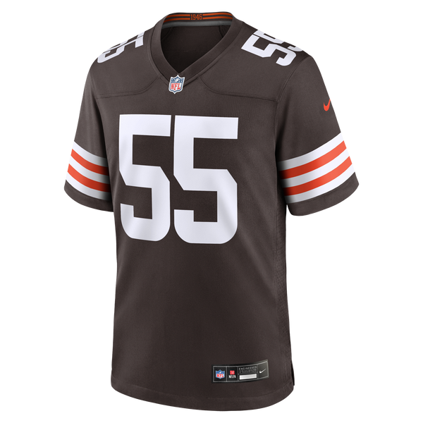 Cleveland Browns Spencer Fano Nike Brown 2026 NFL Draft First Round Pick No. 9 Team Game Jersey