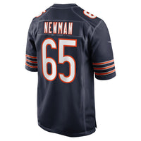 Chicago Bears Luke Newman Nike Navy Team Game Jersey