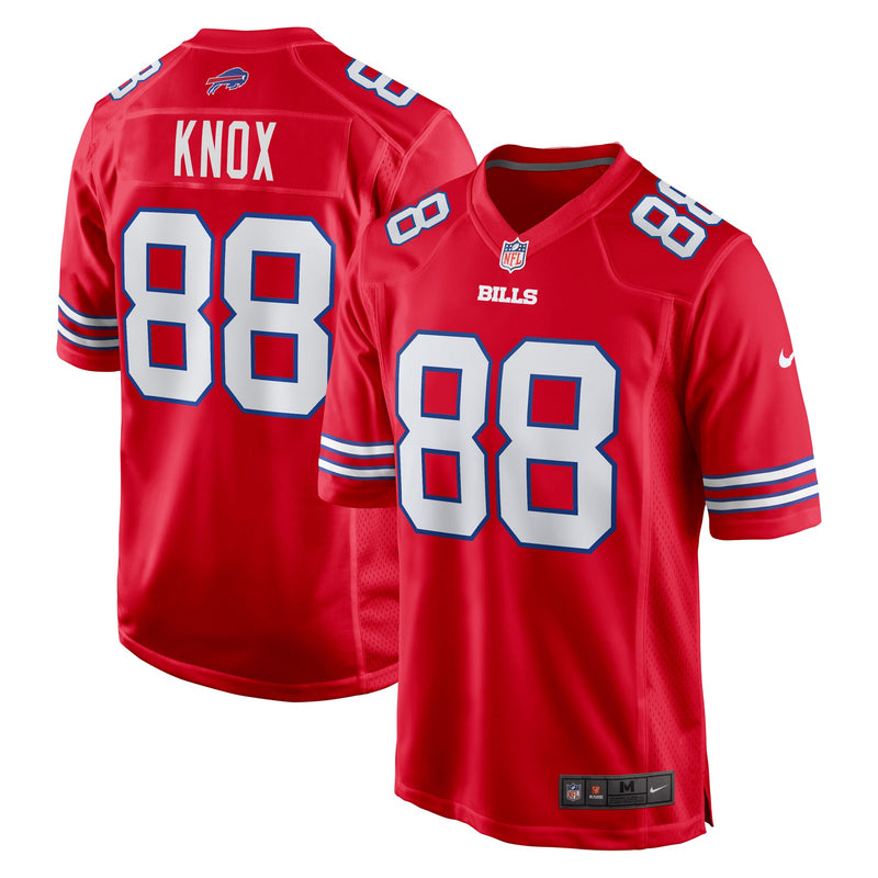 Buffalo Bills Dawson Knox Nike Red Alternate Game Jersey