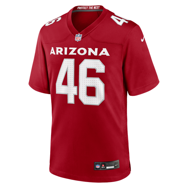 Arizona Cardinals Aaron Brewer Nike Cardinal Team Game Jersey