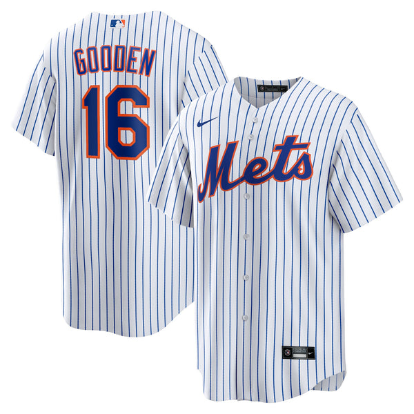 New York Mets Dwight Gooden Nike White Home Replica Player Jersey