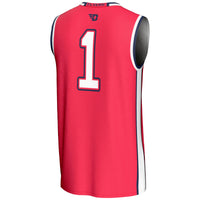 #1 Dayton Flyers GameDay Greats Lightweight Basketball Jersey - Red