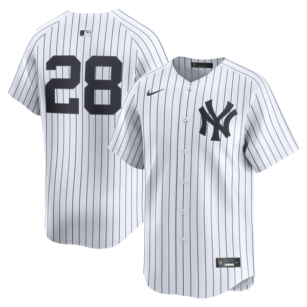 New York Yankees Austin Wells Nike White Home Limited Player Jersey