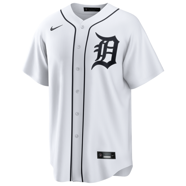 Detroit Tigers Nike White Home Replica Jersey