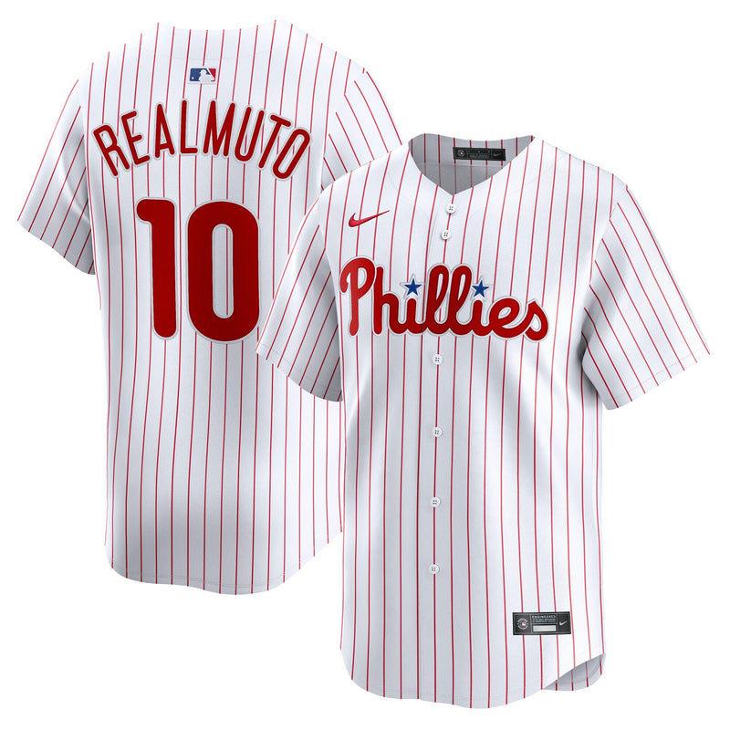 Philadelphia Phillies J.T. Realmuto Nike White Home Limited Player Jersey