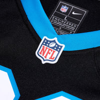 Carolina Panthers Mitchell Evans Nike Black Team Game Jersey