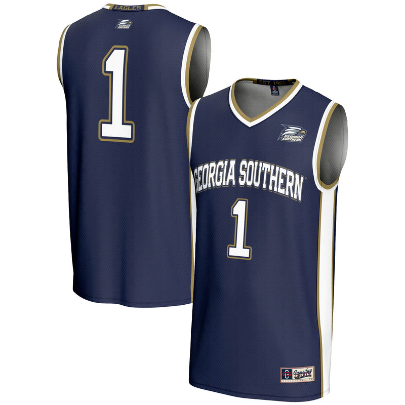 #1 Georgia Southern Eagles GameDay Greats Lightweight Basketball Jersey - Blue