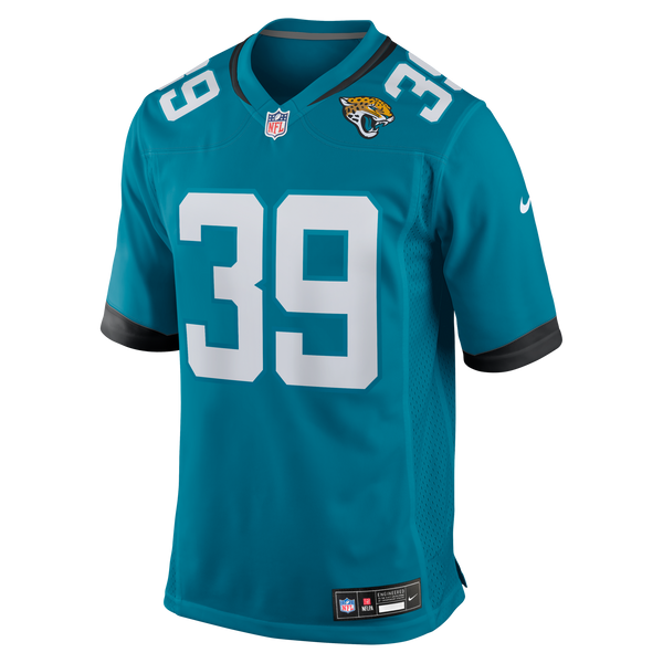 Jacksonville Jaguars Cam Little Nike Teal Team Game Jersey