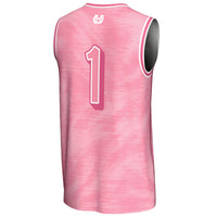 #1 Utah State Aggies GameDay Greats Lightweight Basketball Fashion Jersey - Pink