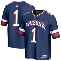 #1 Arizona Wildcats GameDay Greats Collegiate Football Fashion Jersey - Navy