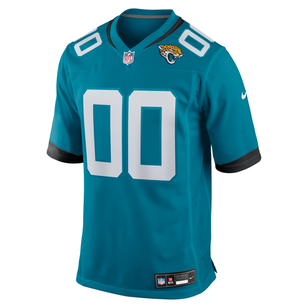 Jacksonville Jaguars Nike Teal Custom Team Game Jersey