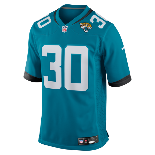 Jacksonville Jaguars Montaric Brown Nike Teal Game Player Jersey