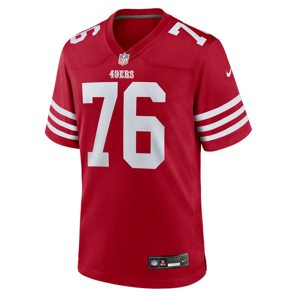 San Francisco 49ers Vederian Lowe Nike Scarlet Team Game Jersey