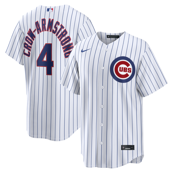 Chicago Cubs Pete Crow-Armstrong Nike White Home Replica Jersey