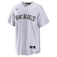 Colorado Rockies Mickey Moniak Nike White Home Replica Jersey