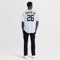 New York Yankees Luis García Jr. Nike White Home Replica Jersey