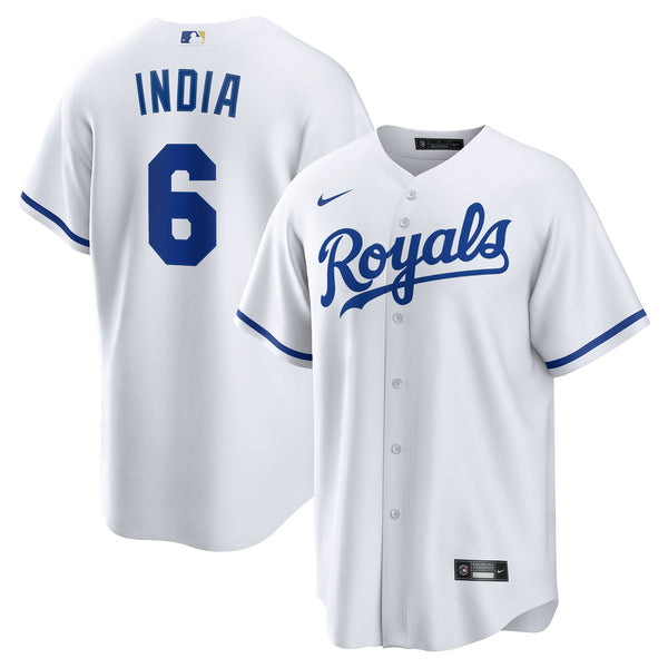 Kansas City Royals Jonathan India Nike White Home Replica Player Jersey