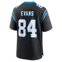 Carolina Panthers Mitchell Evans Nike Black Team Game Jersey