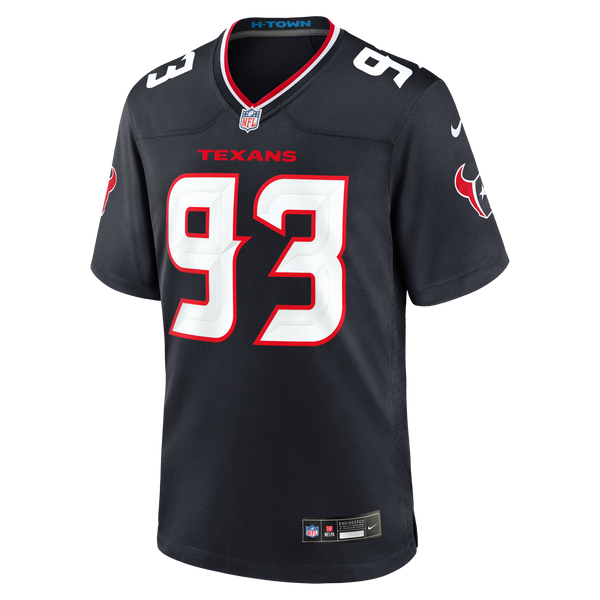 Houston Texans Kayden McDonald Nike Navy Team Game Jersey