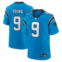 Carolina Panthers Bryce Young Nike Blue Alternate Game Jersey