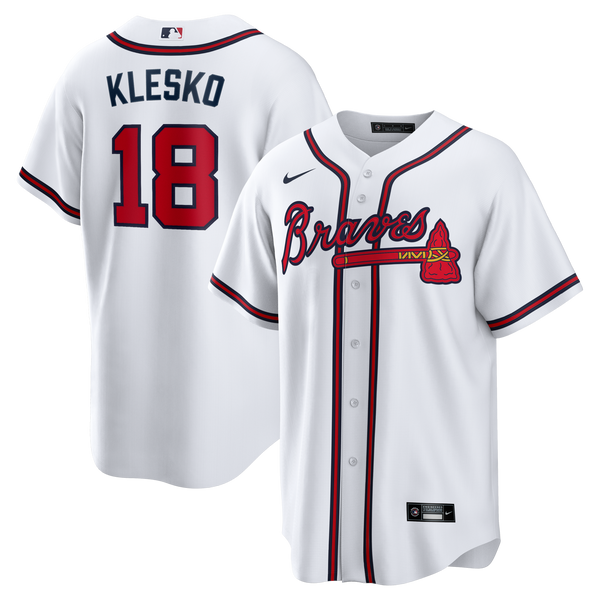Atlanta Braves Ryan Klesko Nike White Home Retired Player Replica Jersey