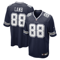 Dallas Cowboys CeeDee Lamb Nike Navy Game Jersey