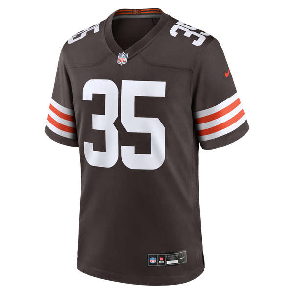 Cleveland Browns Raheim Sanders Nike Brown Team Game Jersey