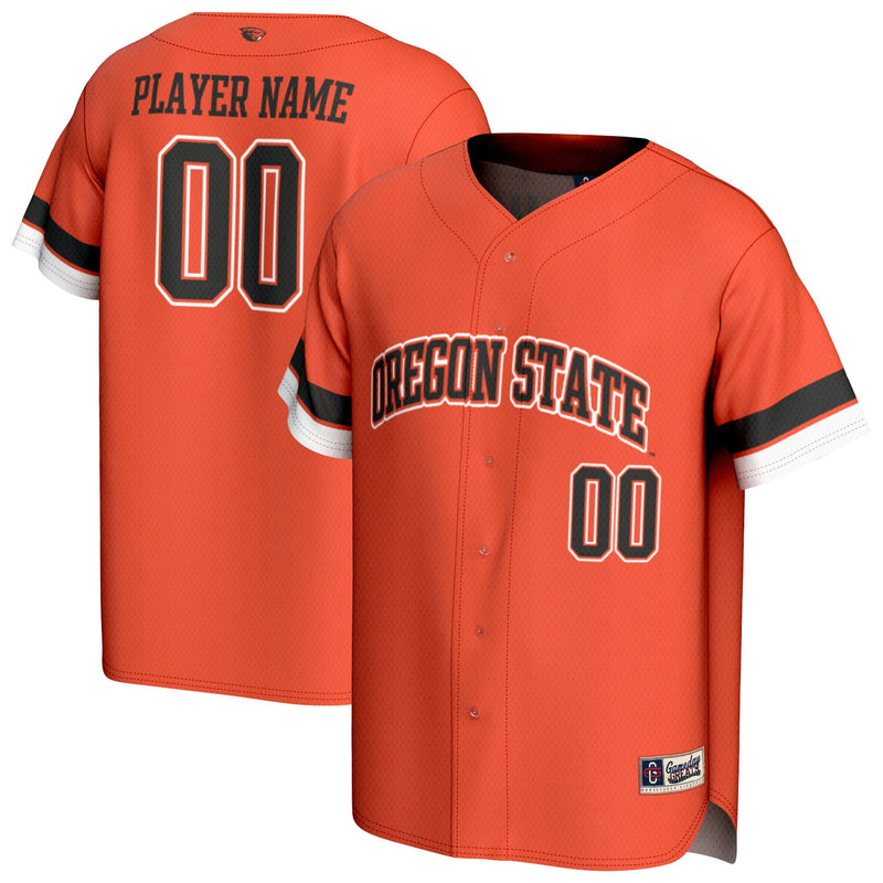 Oregon State Beavers GameDay Greats NIL Pick-A-Player Lightweight Collegiate Baseball Fashion Jersey - Orange