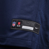 Seattle Seahawks Nike College Navy Custom Game Jersey