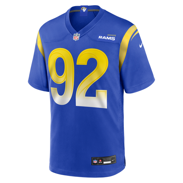 Los Angeles Rams Harrison Mevis Nike Royal Team Game Jersey