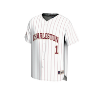 #1 Charleston Cougars GameDay Greats Lightweight Baseball Fashion Jersey - White