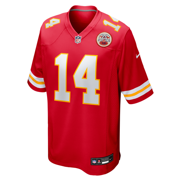 Kansas City Chiefs Garrett Nussmeier Nike Red Game Jersey