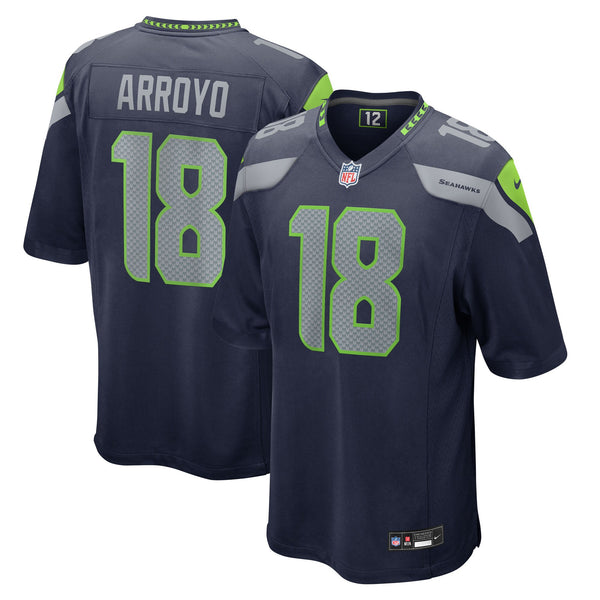 Seattle Seahawks Elijah Arroyo Nike College Navy Team Game Jersey