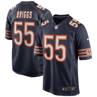Chicago Bears Lance Briggs Nike Navy Game Retired Player Jersey