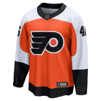 Philadelphia Flyers Trevor Zegras Fanatics Orange Home Breakaway Jersey