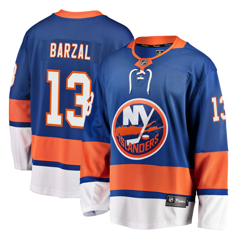New York Islanders Mathew Barzal Fanatics Royal Breakaway Player Jersey
