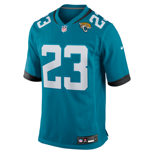 Jacksonville Jaguars Foyesade Oluokun Nike Teal Game Player Jersey