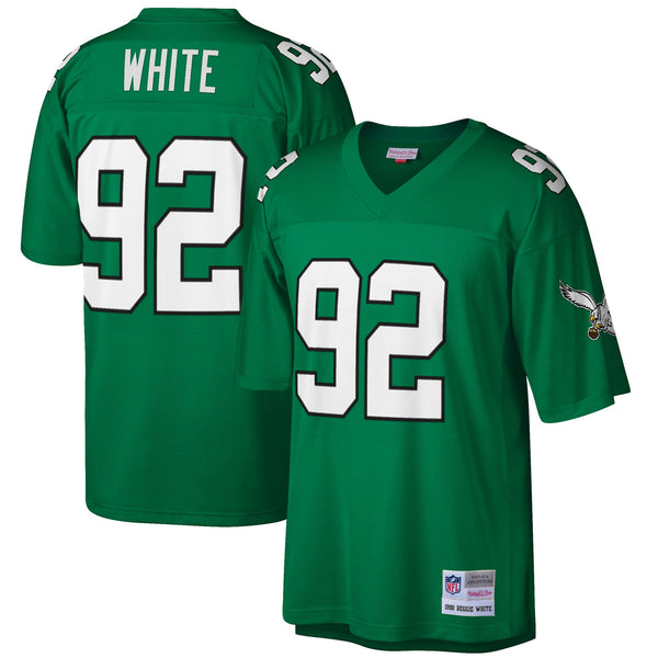 Philadelphia Eagles Reggie White Mitchell & Ness Kelly Green Big & Tall 1990 Retired Player Replica Jersey