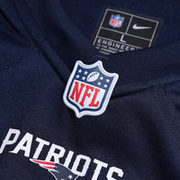 New England Patriots Brenden Schooler Nike Navy Game Player Jersey